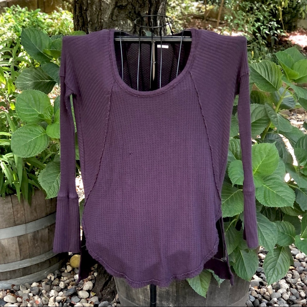 ❌SOLD❌Free People Purple Long Sleeve Shirt Boho Comfy